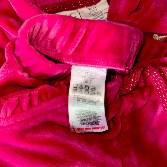 C&C California Kids Pink and Gold Velour Tracksuit - 2T - Picture 4 of 7